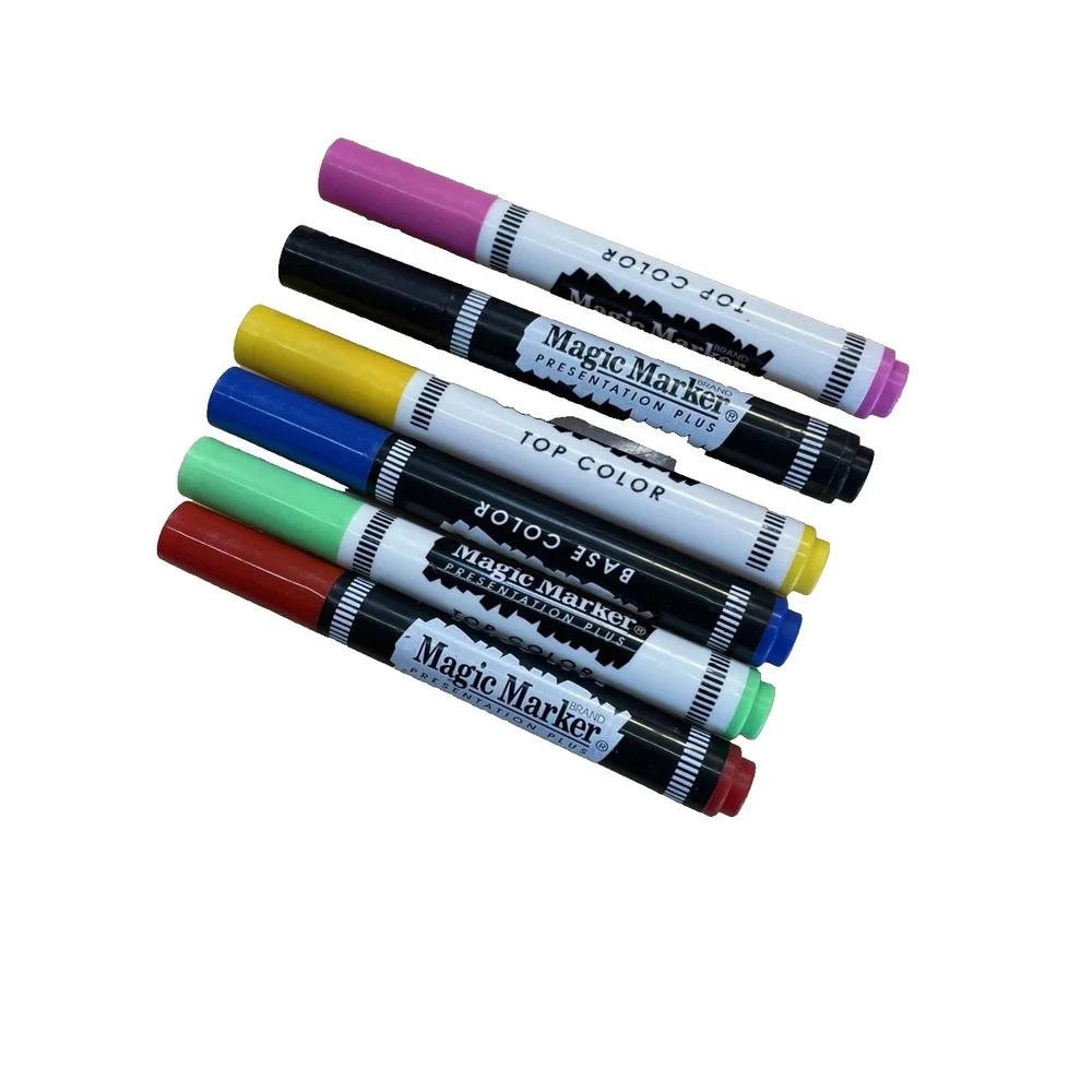 Vintage Binney & Smith Magic Marker Brand Presentation Plus Markers Color Over